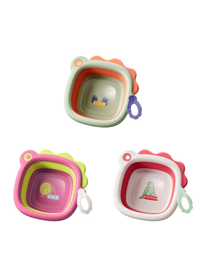 Babycare - Babies Portable Washbasin, 1 pc, Color May Vary, BPA-Free, Multi-Purpose Use (Face, Foot, Butt Wash), Non-Toxic, Lightweight, Easy to Clean, Durable, Safe for Daily Baby Hygiene