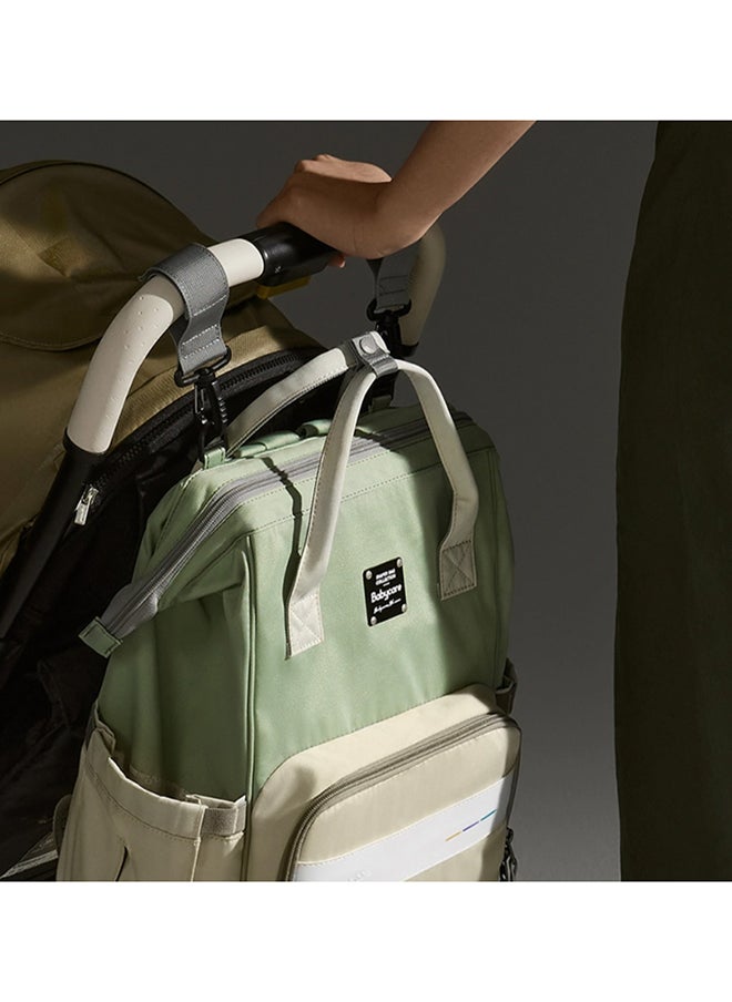 Babycare - Baby Travel Diaper Bag, Outdoor Bag, Green, Large, BPA-Free, Non-Toxic, Durable Fabric, Multiple Compartments, Waterproof, Easy to Clean, Lightweight, Adjustable Straps, Convenient Storage, Insulated Bottle Holders, Comfortable to Carry, Ideal for Travel and Outdoor Use, Spacious Design