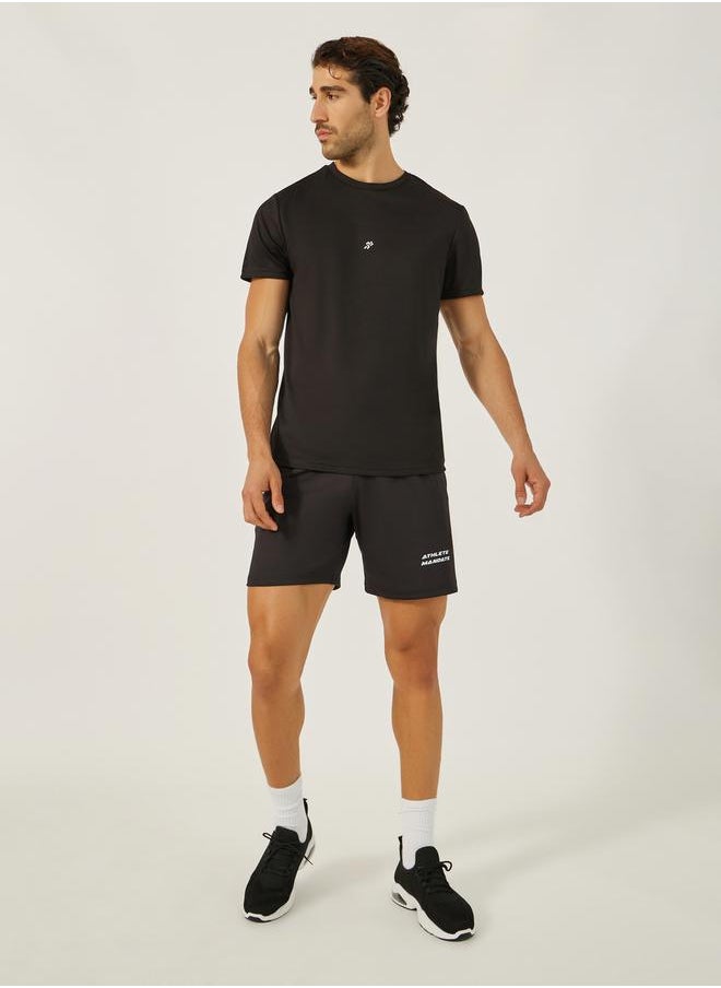 Printed Short Sleeve T-Shirt and Shorts Set