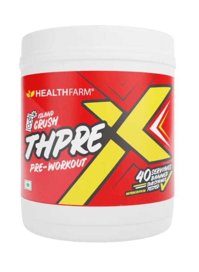 Healthfarm THPRE PRE - WORKOUT- ISLAND CRUSH 450ml