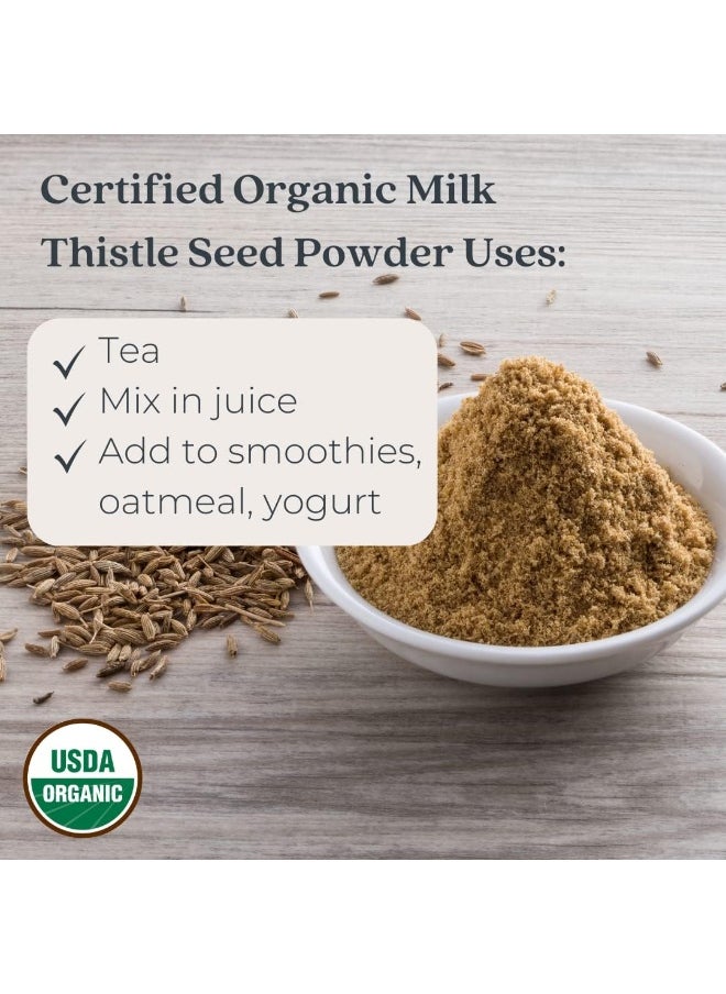 Starwest Botanicals Organic Milk Thistle Seed Powder, 1lb