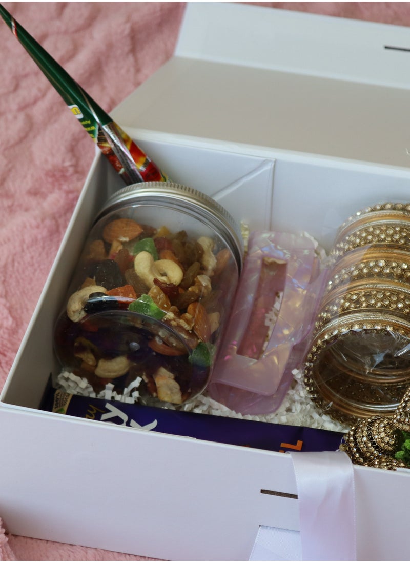 Glamour & gold gift set, perfect gift for women, mother, sister, wife, colleague, gift for eid, ramadan, diwali