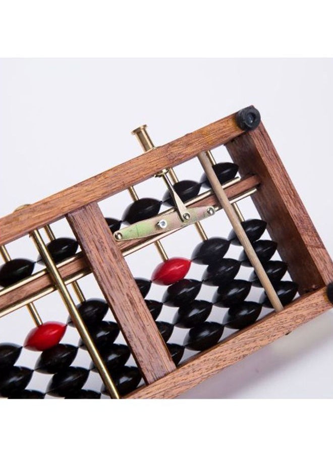 Anti-Skid Educational Mathematical 17 Digit Rod Wooden Abacus Soroban Chinese Counting Tool