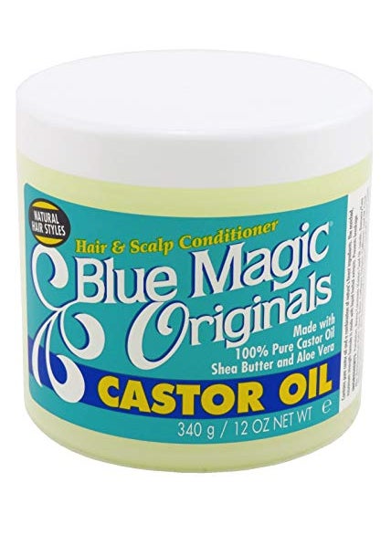Blue Magic Originals Castor Oil 12 Ounce Jar (354ml) (6 Pack)
