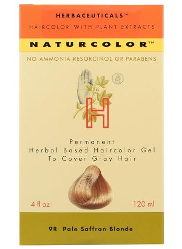 naturcolor Haircolor - Pale Saffron Blonde Hair Dye, 4 Fl Oz (9R)