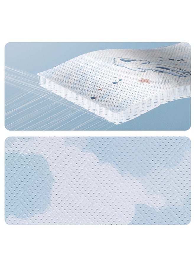 Babycare - Baby Bedding Set, Kesley Whale Blue, 4 Pcs (Quilt Cover 100×120 cm, Quilt Core 100×120 cm, Pillowcase 50×30 cm, Pillow Core 50×30 cm), Soft Cotton, BPA-Free, Non-Toxic, Hypoallergenic, Gentle on Baby Skin, Breathable Fabric, Easy to Wash, Lightweight, Durable, Cozy Sleep Comfort, Safe for Babies, Ideal for Cribs, Stylish Nursery Bedding