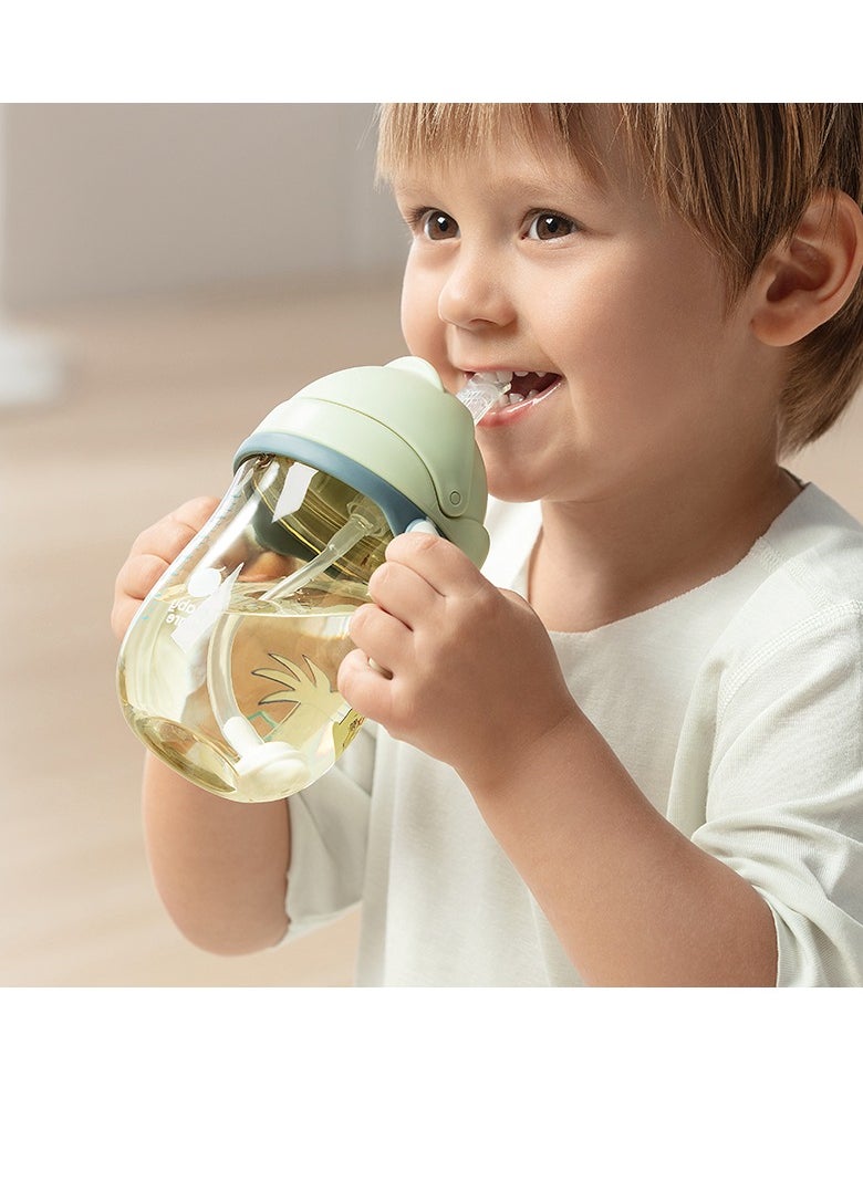 Babycare - Baby Travel Water Sippy Cup, Forest, BPA-Free, Leak-Proof, Non-Toxic, Portable Sippy Cup, Easy Grip, Safe for Babies, Spill-Proof Design, Travel-Friendly, Ideal for Toddlers and Infants 240 ml