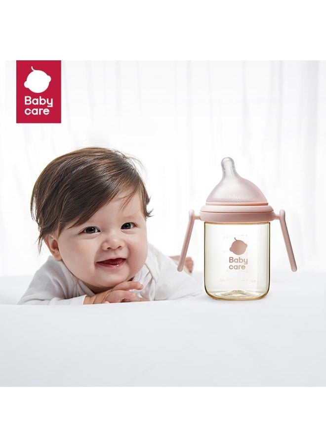 Babycare - Nopayon Pro Anti-Colic Feeding Bottle – Glacier Blue – 300ml for Toddlers 12M+ – BPA-Free, BPI Certified, Wide Neck, Soft Nipple, Leak-Proof, Ergonomic Design, Easy to Clean, Safe Material, Toddler Bottle, Heat-Resistant, Long-Lasting, Breastfeeding Transition, Pediatrician Approved