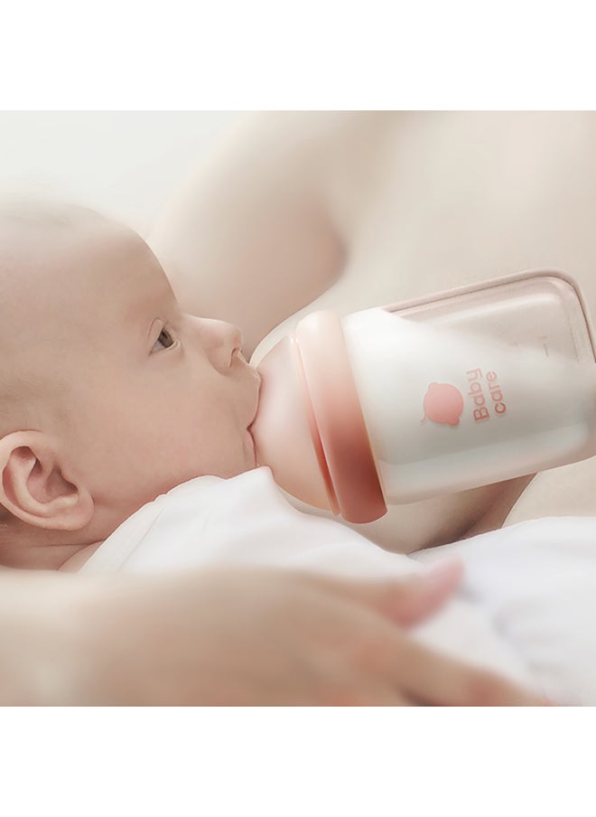 Babycare - Nopayon Pro Bottle, Glacier Blue, 80 ml, for 0 –1 Month, BPA-Free, Anti-Colic Design, Non-Toxic, Leak-Proof, Soft Nipple, Easy to Clean, Safe for Newborns, Ideal for Breastfeeding Transition