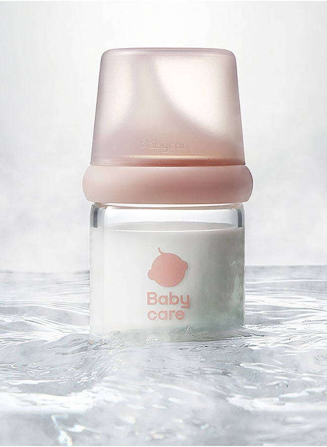 Babycare - Nopayon Pro Bottle, Glacier Blue, 80 ml, for 0 –1 Month, BPA-Free, Anti-Colic Design, Non-Toxic, Leak-Proof, Soft Nipple, Easy to Clean, Safe for Newborns, Ideal for Breastfeeding Transition