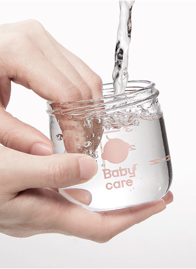 Babycare - Nopayon Pro Bottle, Weir Pink, 80 ml, for 0 –1 Month, BPA-Free, Anti-Colic Design, Non-Toxic, Leak-Proof, Soft Nipple, Easy to Clean, Safe for Newborns, Ideal for Breastfeeding Transition