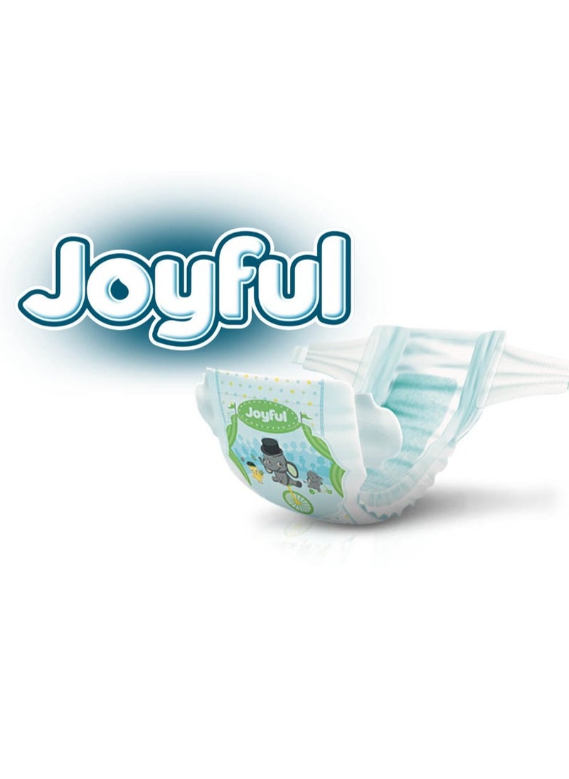 Joyful - Baby Diapers - Size 3, Midi, 4-9 kg - Pack of 68