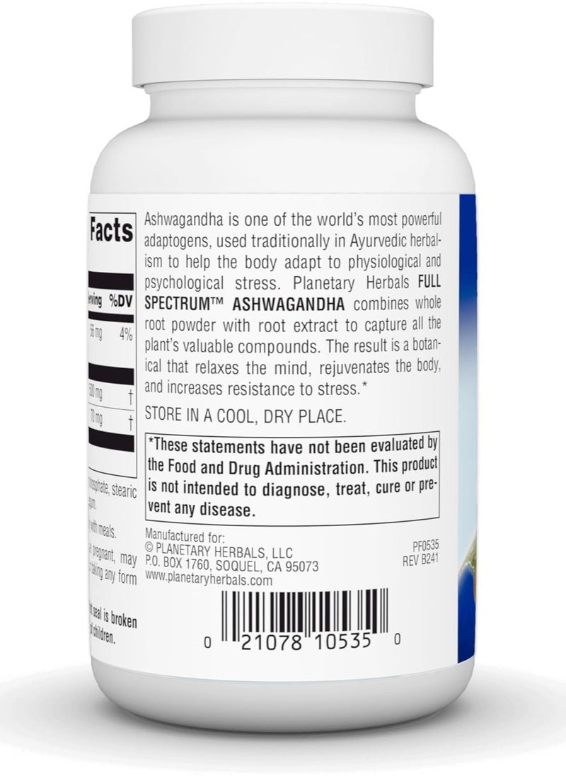 Ashwagandha Capsules, KSM-66 Aswhagandha 600mg Supplement, Relaxation and Stress Support, Kosher, 60 Capsules