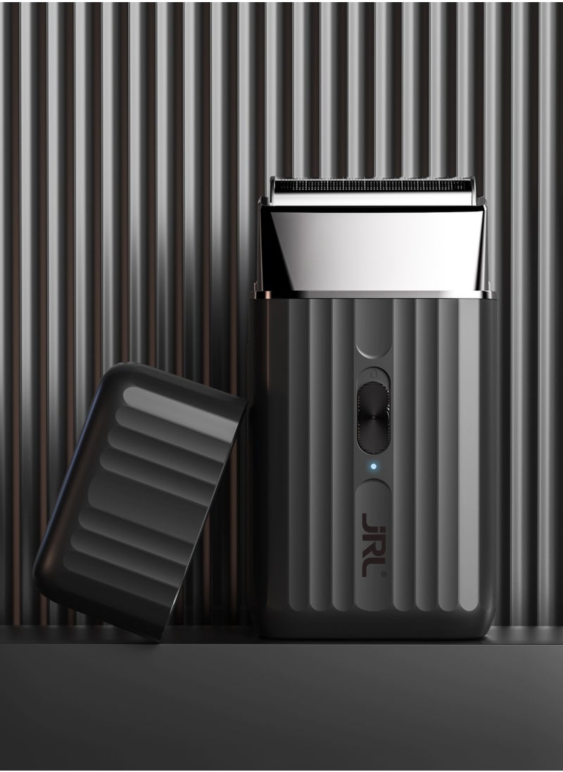 JRL Onyx SF Pro Shaver | Compact Cordless Foil Shaver with Soft-Touch Ergonomic Design | Close, Smooth & Irritation-Free Shave | Long Battery Life | Black