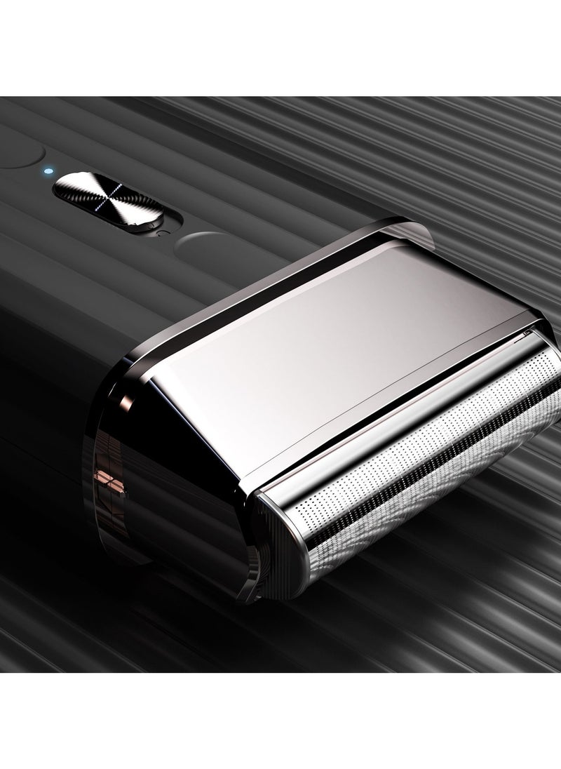 JRL Onyx SF Pro Shaver | Compact Cordless Foil Shaver with Soft-Touch Ergonomic Design | Close, Smooth & Irritation-Free Shave | Long Battery Life | Black