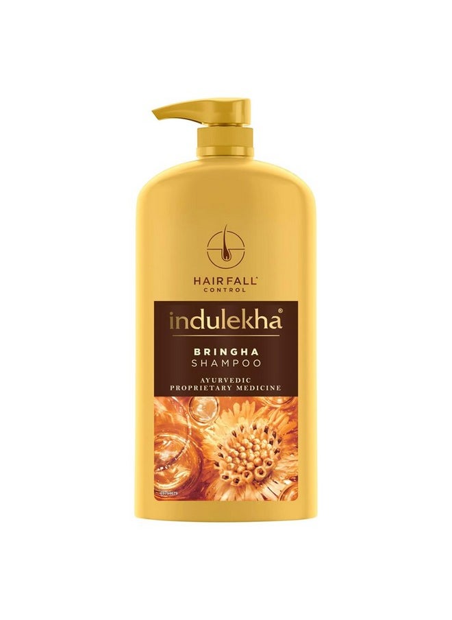 Indulekha Bringha Shampoo 1L|| Proprietary Ayurvedic Medicine for Hairfall|| 1L