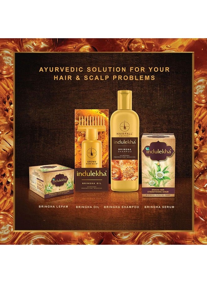 Indulekha Bringha Shampoo 1L|| Proprietary Ayurvedic Medicine for Hairfall|| 1L