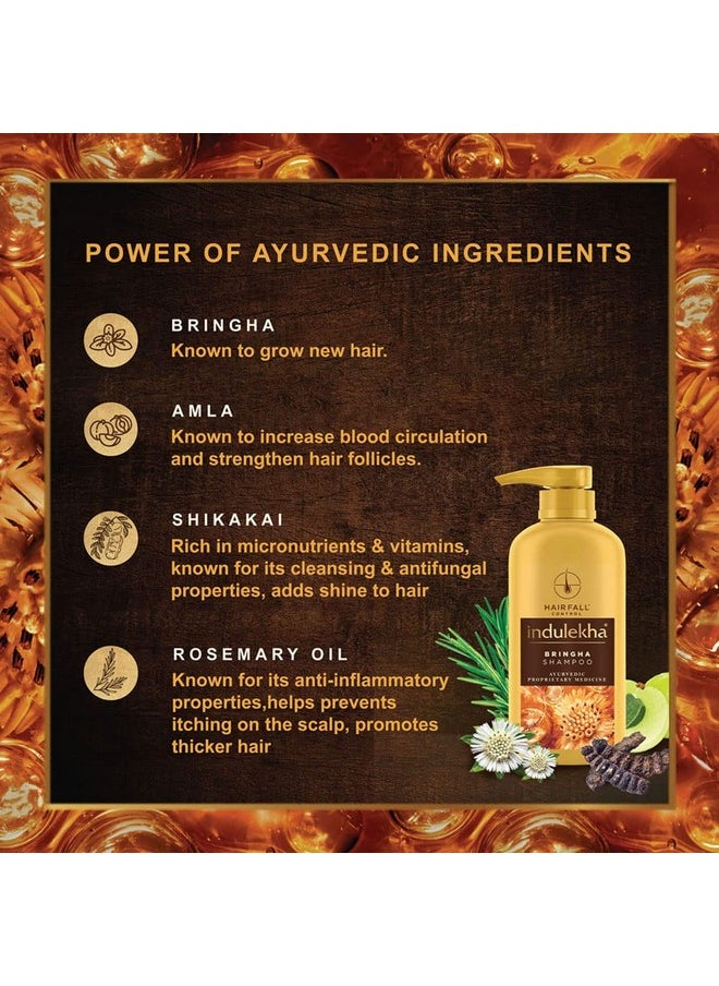 Indulekha Bringha Shampoo 1L|| Proprietary Ayurvedic Medicine for Hairfall|| 1L