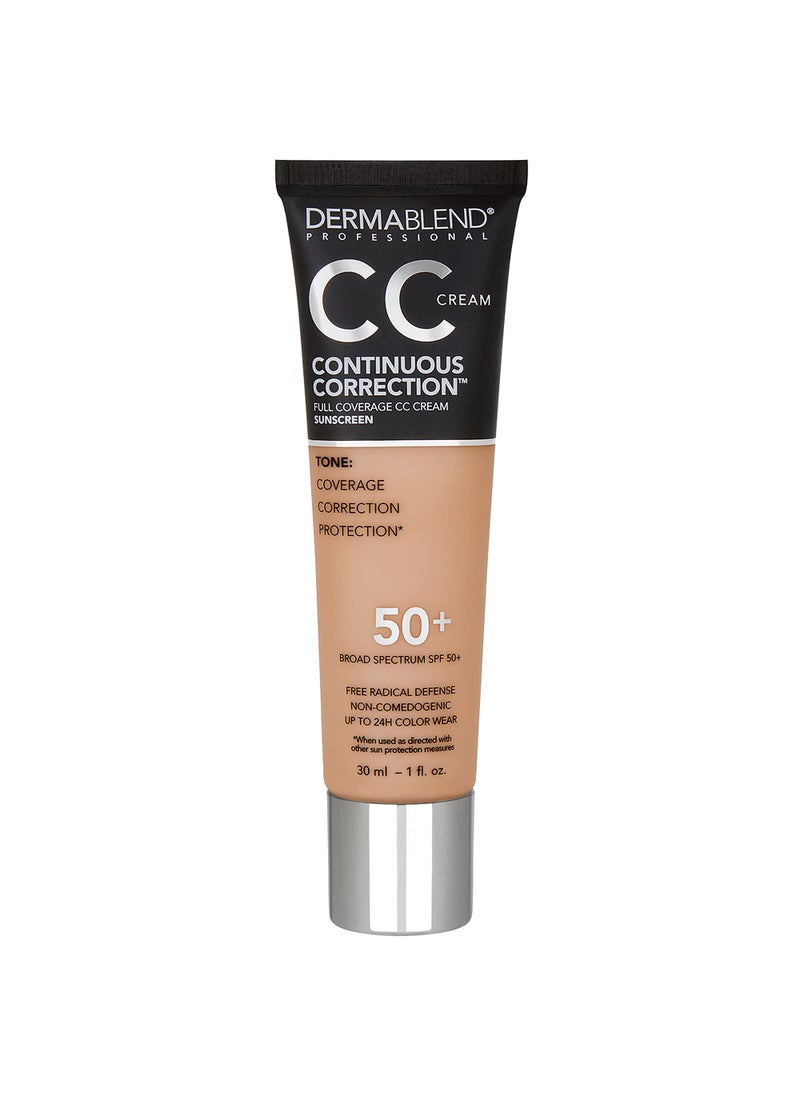 Dermablend Continuous Correction Tone-Evening CC Cream SPF 50+, 40N, 1 fl. oz. (Pack of 1)