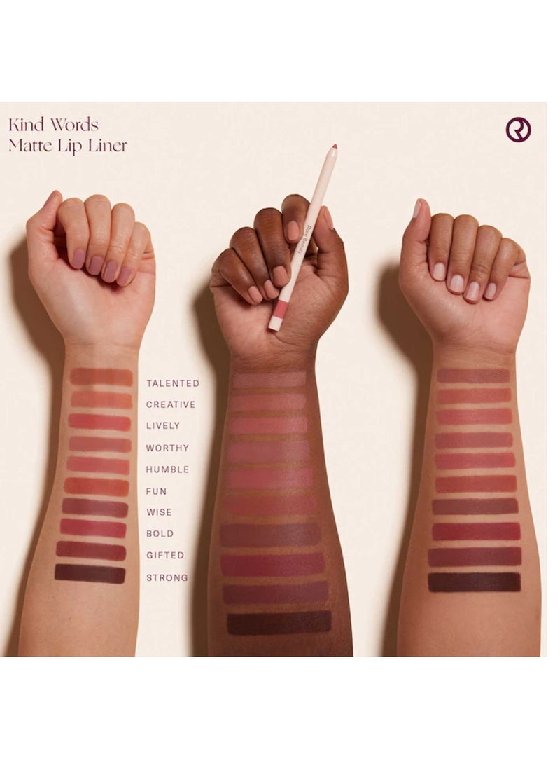 RARE BEAUTY Kind Words Matte Lip Liner- Strong, 0.4g