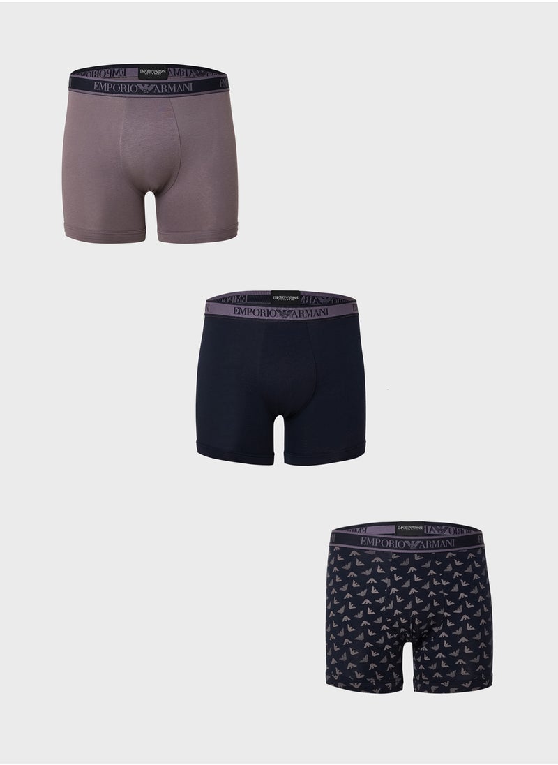 3 Pack Logo Band Boxers