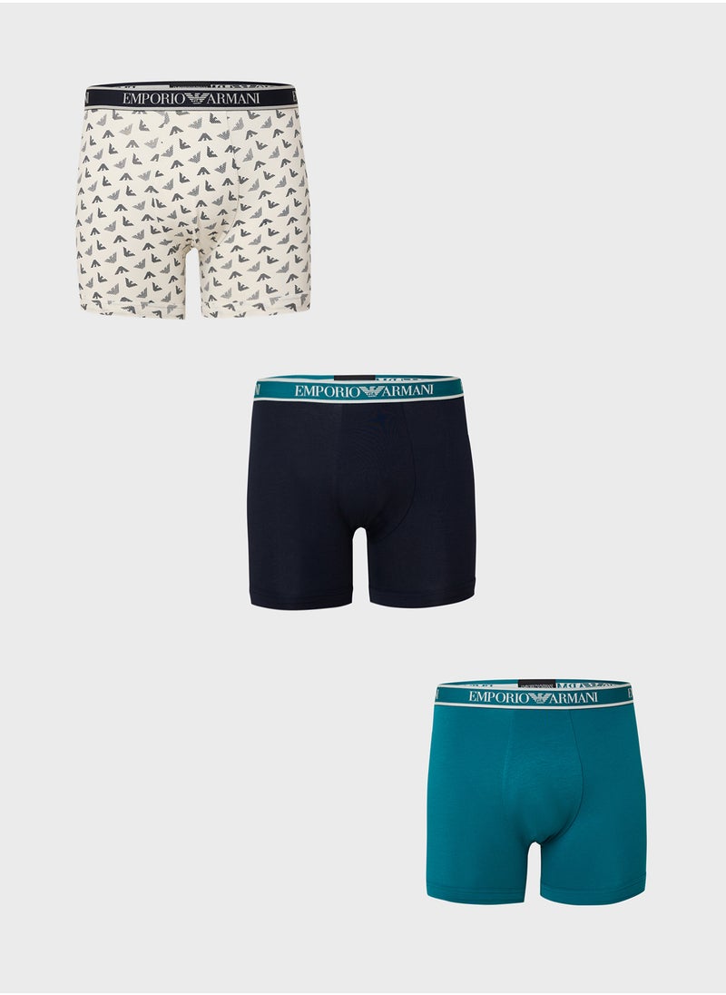 3 Pack Logo Band Boxers