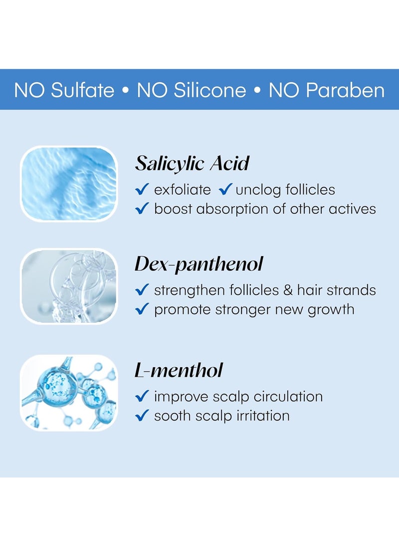 Topical Hair Growth Treatment with Scalphy Viral Effect for Hair Loss, Thinning and Retrieving Hairline | Scalp Massager with Scalphy Ball