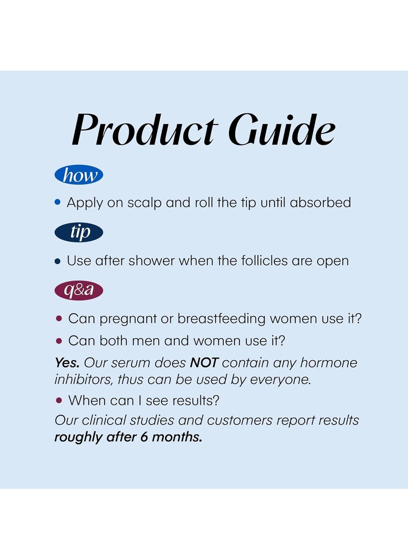 Topical Hair Growth Treatment with Scalphy Viral Effect for Hair Loss, Thinning and Retrieving Hairline | Scalp Massager with Scalphy Ball