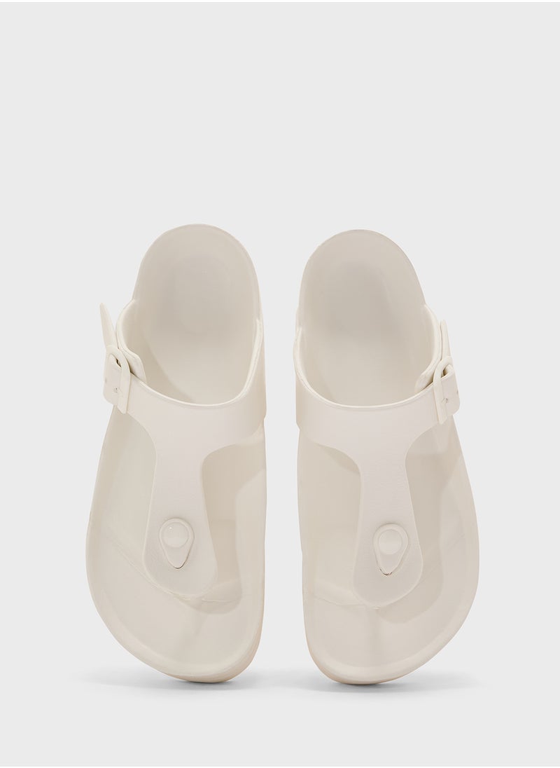 Eva Toe Chunky Flatform Flat Sandal