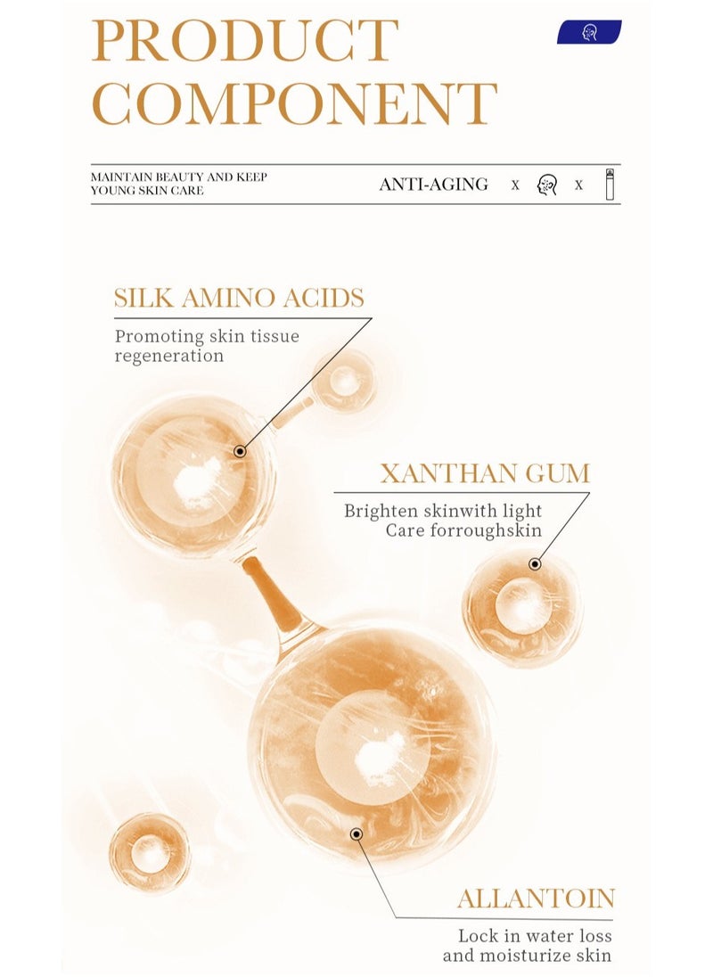 Collagen Anti Wrinkle Nourishing Whitening Moisturizing Skin Care Cream, Fast Absorbing Anti Ageing 80g