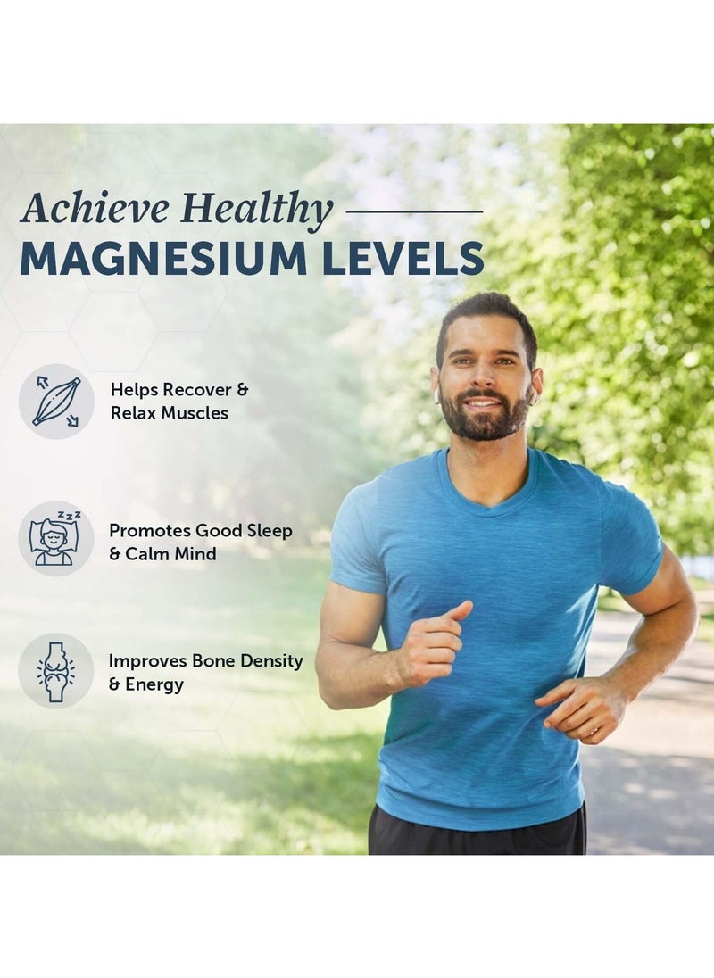 rue Magnesium Glycinate Supplement 1600Mg- 60 Tablets | Chelated Magnesium Supplement for Men & Women With Natural Antioxidants, Zinc & Vitamin C to Support Muscles Recovery, Joint health