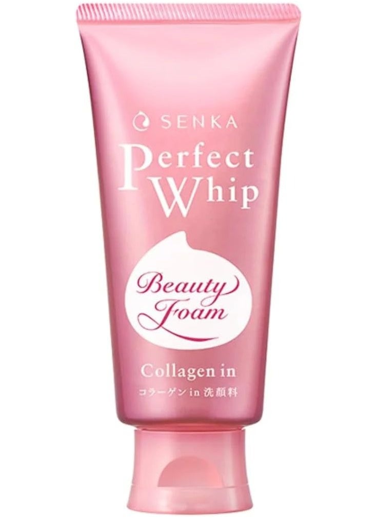 Senka Perfect Whip Collagen in Facial Wash120g ,Pack of 2