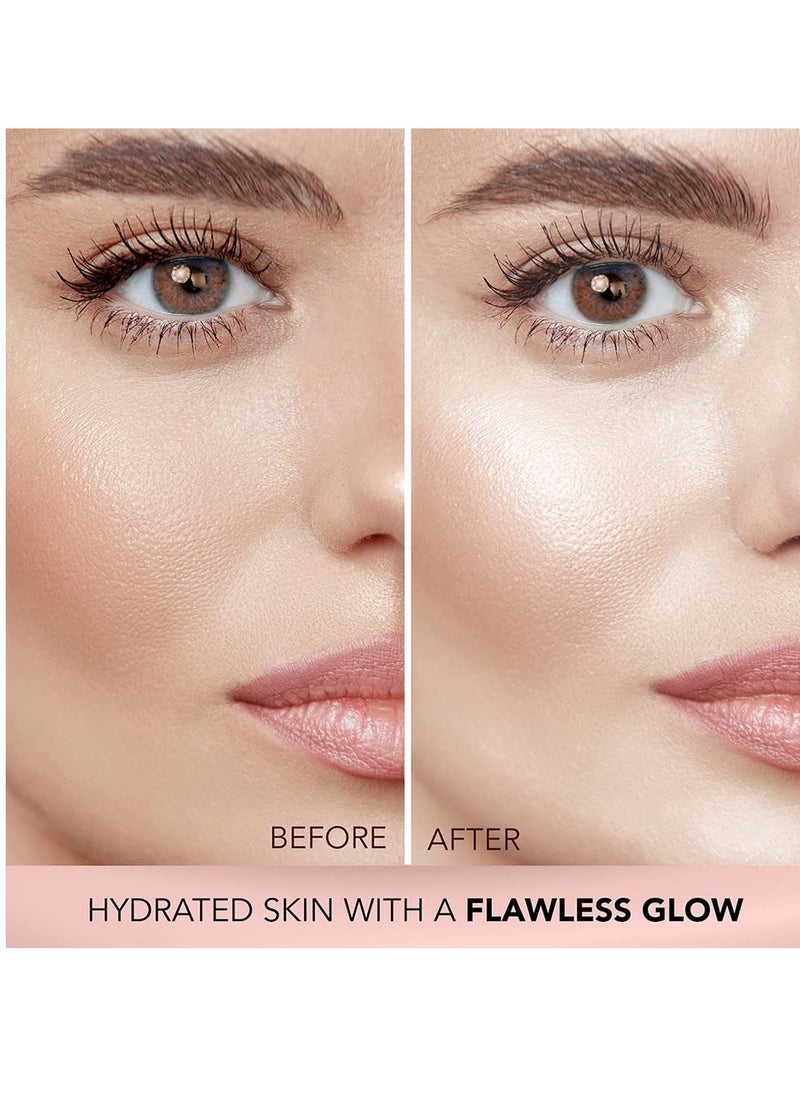Strobe Cream - Rose Gold | with Shea Butter & Hyaluronic Acid | Hydrating & Illuminating Makeup | for Radiant Dewy Skin | 1.01 Fl Oz (30ml)