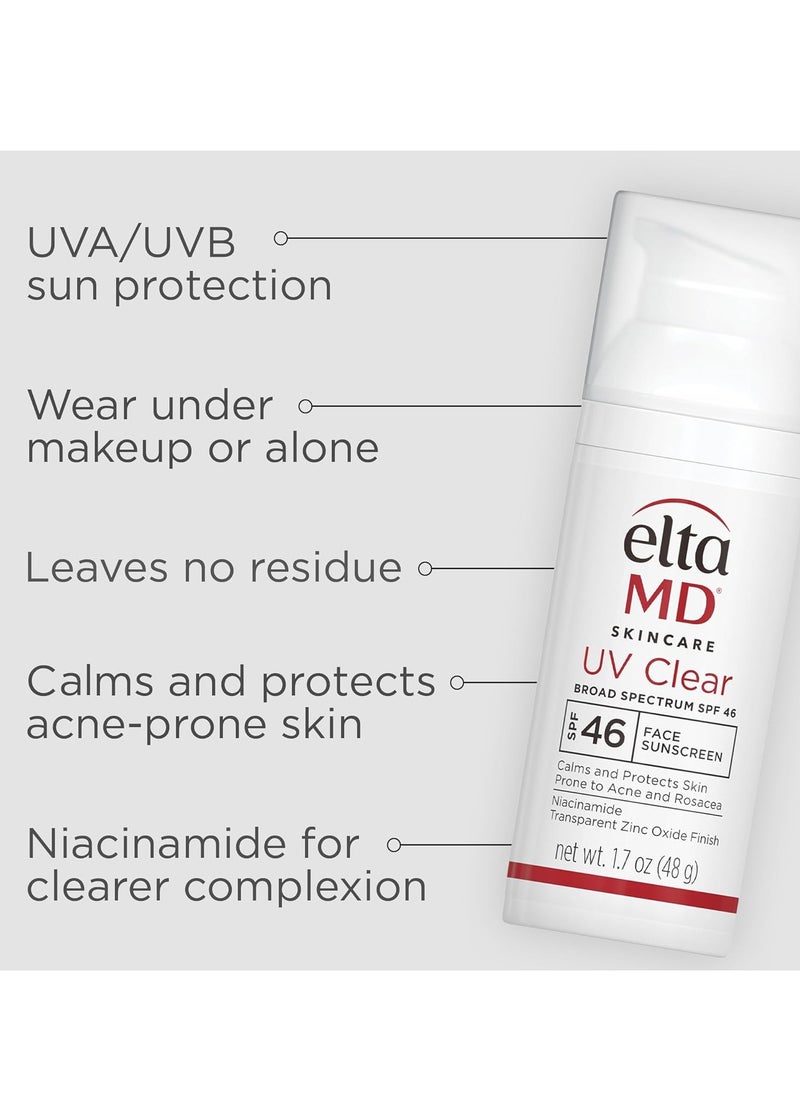 Tinted UV Clear Facial Sunscreen With SPF 46