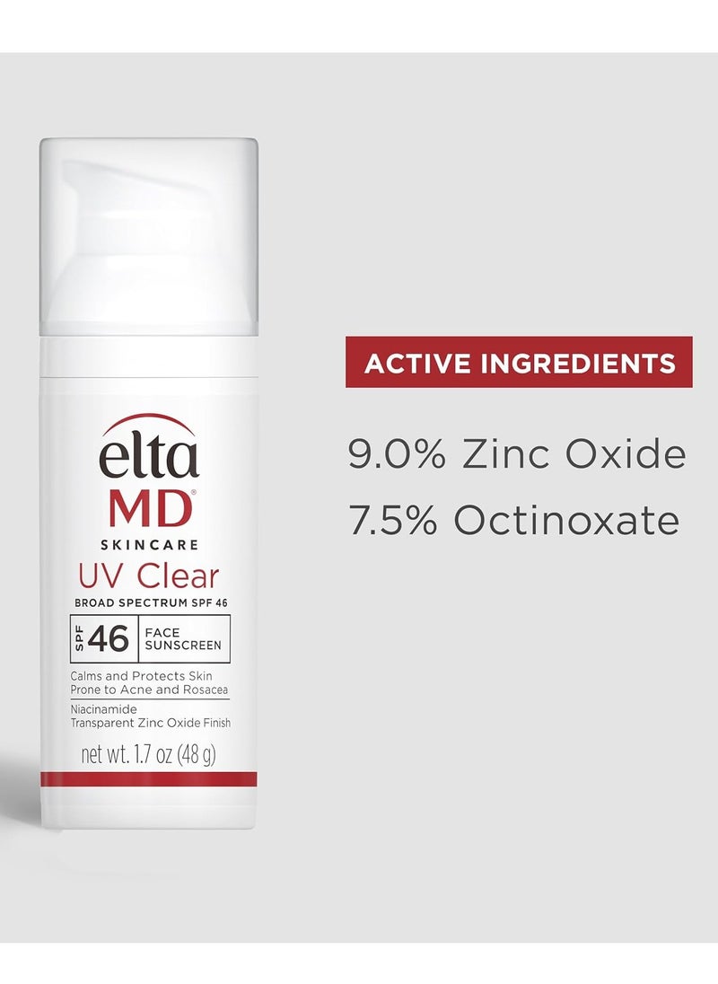 Tinted UV Clear Facial Sunscreen With SPF 46