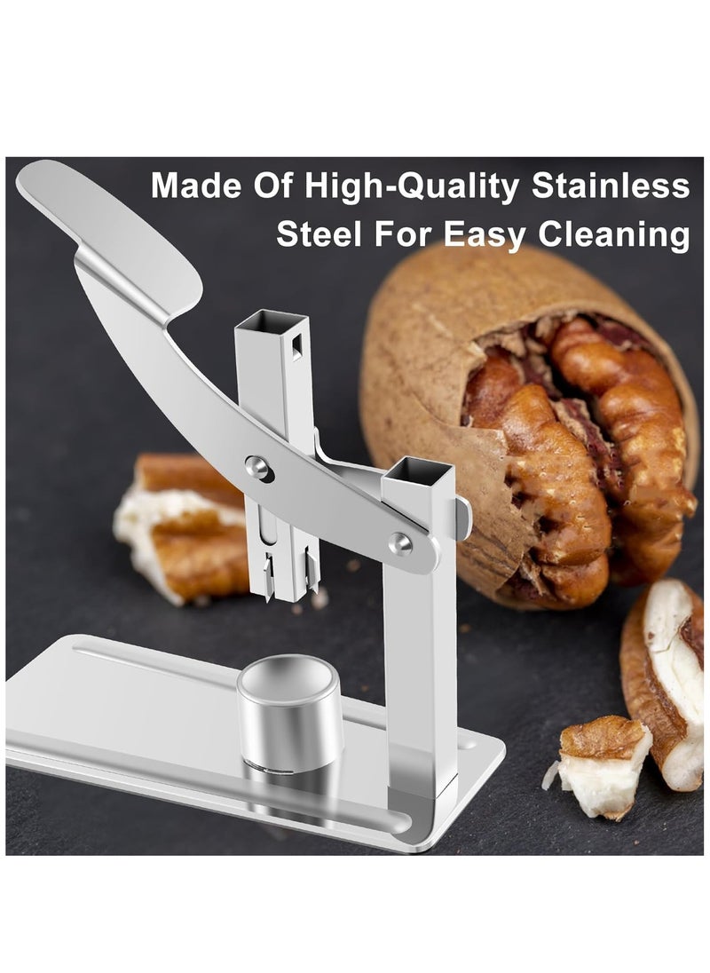 Chestnut Clip Nut Cracker, Heavy Duty Chestnut Opener with Non-Slip Handle, Stainless Steel Chestnut Peeler Kitchen Tools for Nut Walnut Chestnut