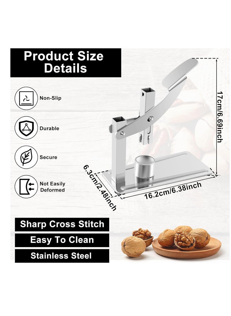 Chestnut Clip Nut Cracker, Heavy Duty Chestnut Opener with Non-Slip Handle, Stainless Steel Chestnut Peeler Kitchen Tools for Nut Walnut Chestnut