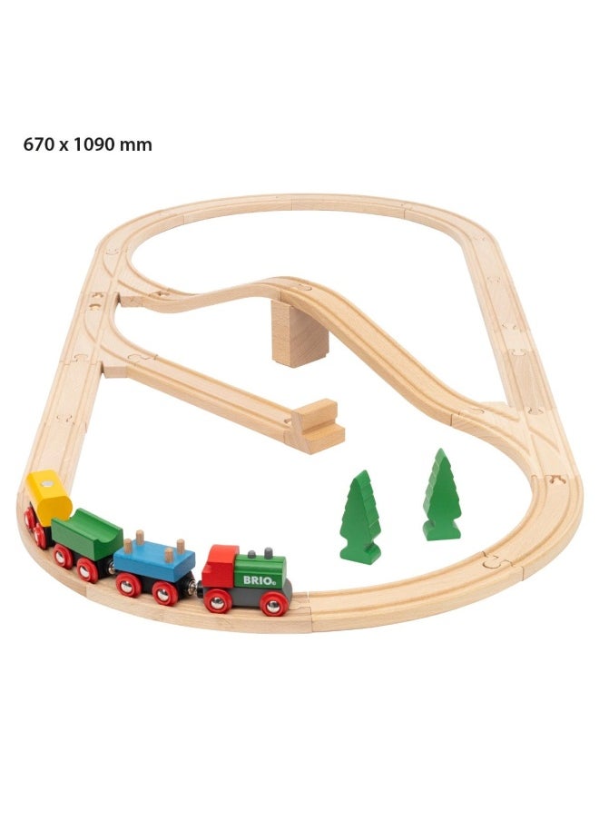 BRIO World Train Set 65th Anniversary Train Set (32 Pieces)