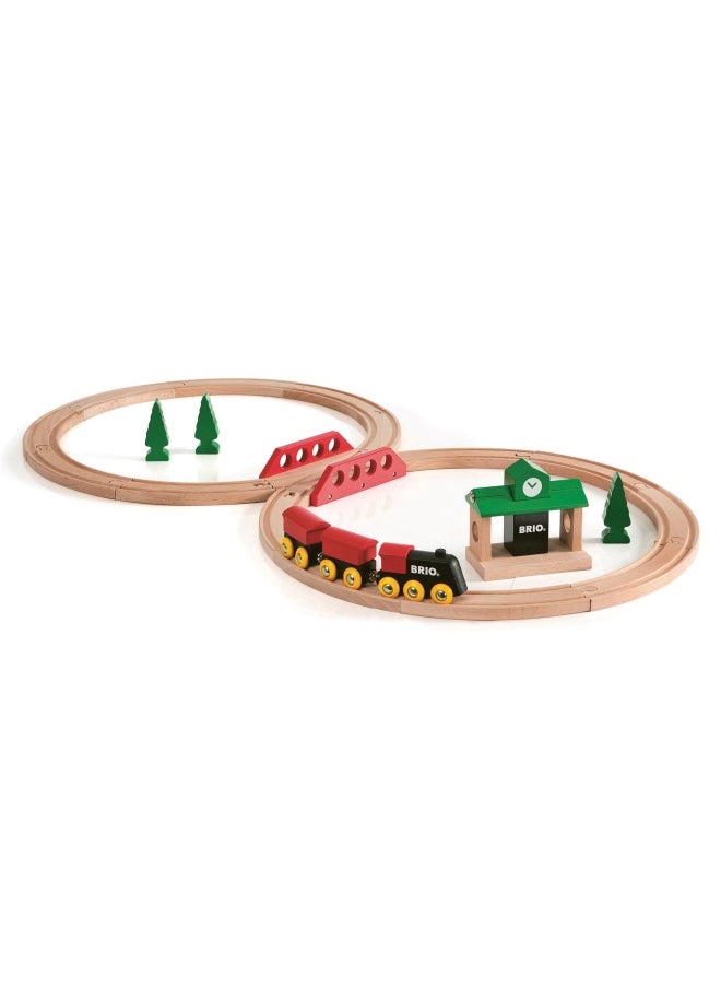 BRIO World Train Set Classic Figure 8 Train Set (22 Pieces)