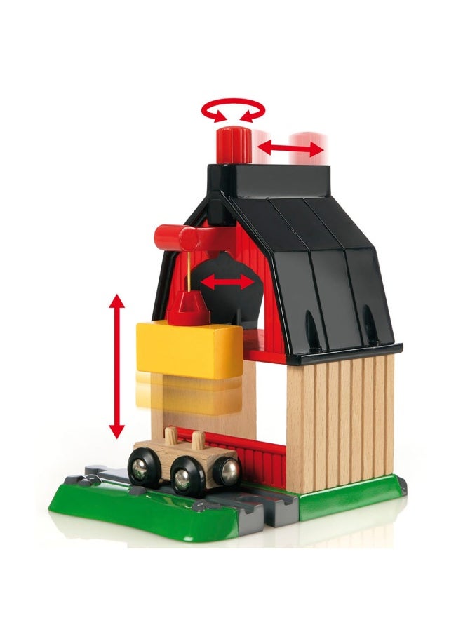 BRIO World Train Set Farm Railway Set (20 Pieces)