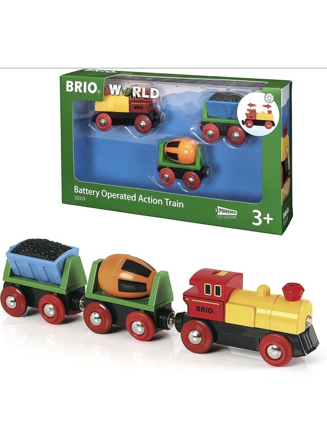BRIO World Battery Operated Action Train Set (3 Pieces)