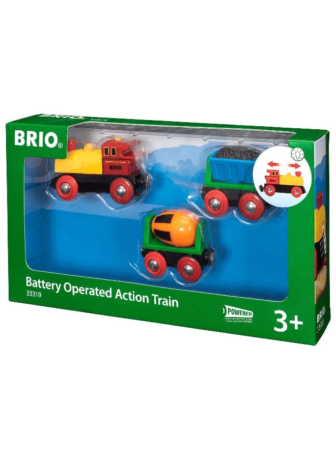 BRIO World Battery Operated Action Train Set (3 Pieces)