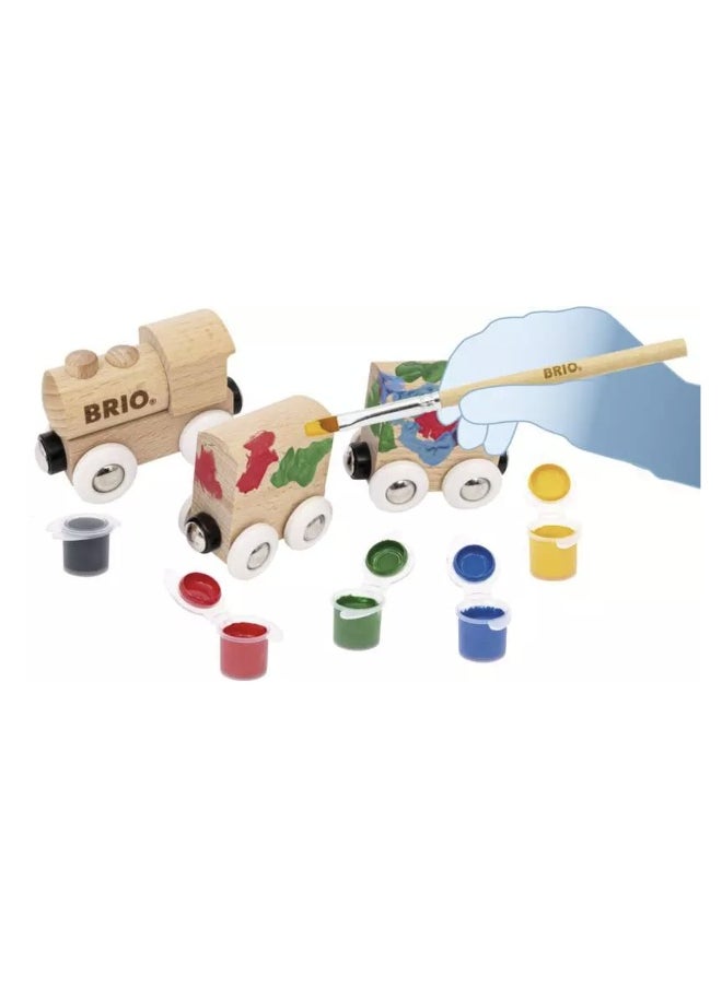 BRIO World Train Set Paint Train Set (9 Pieces)