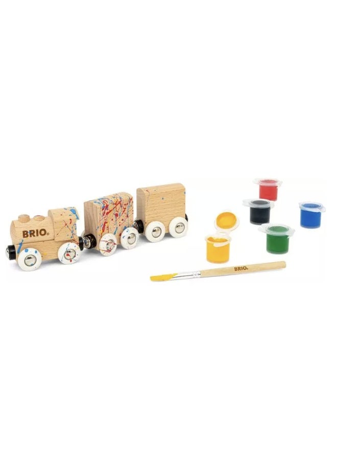 BRIO World Train Set Paint Train Set (9 Pieces)