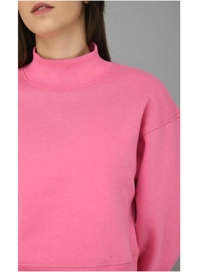 Feisty Pink Fleece SweatShirt