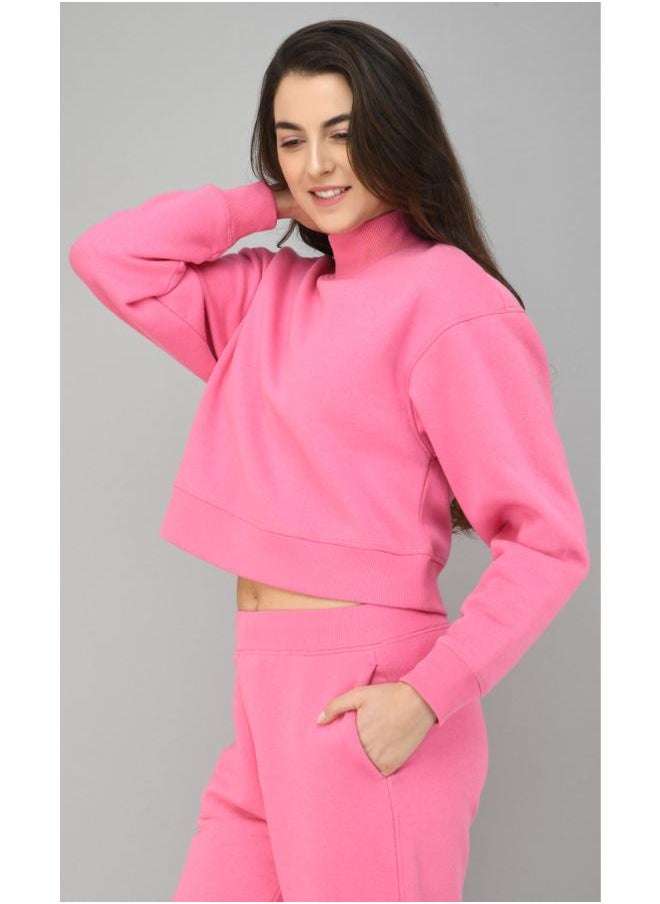 Feisty Pink Fleece SweatShirt
