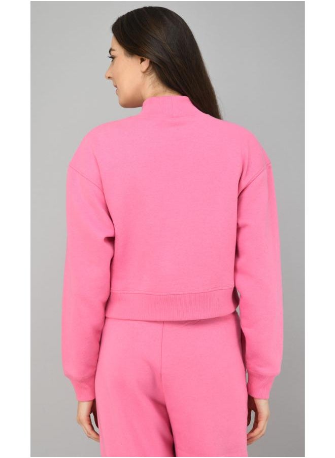Feisty Pink Fleece SweatShirt