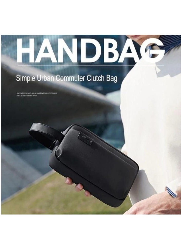Arctic Hunter Unisex Handbag - Water-Resistant and Durable with Pockets, Unisex for Daily Use, Model K00580 Black