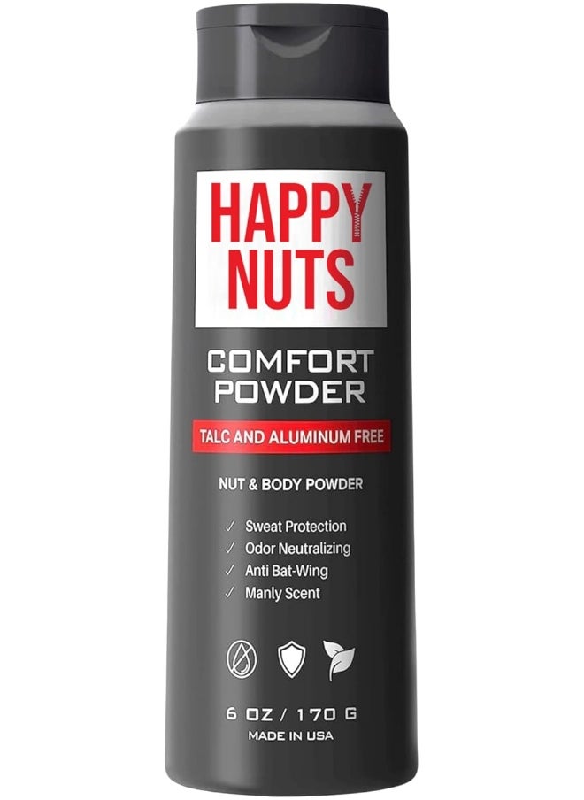 Comfort Powder - Anti-Chafing, Sweat Defense & Odor Control For The Groin, Feet, And Body - Body Powder For Men (Original)