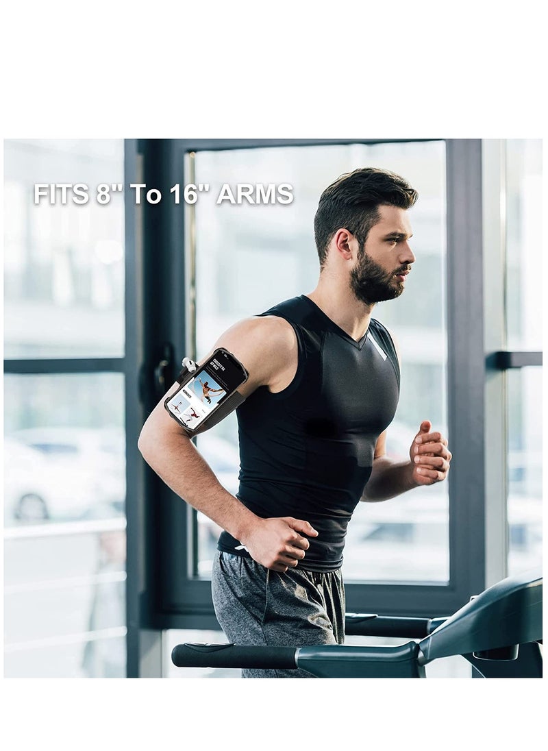 Running Armband 360° Rotatable Wristband Mobile Phone Holder for Jogging (iPhone 11 Pro Max,/11/Xs/X/8 Plus/7/6, Galaxy S20/S10/S10e/S9, Android Works Well)